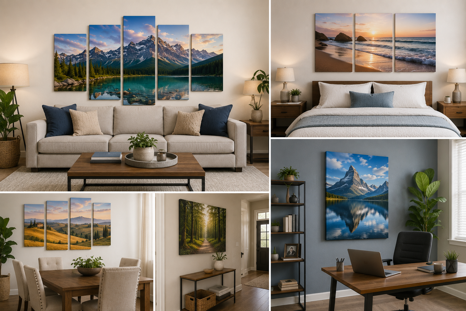 What Canvas Size Is Right for Your Wall? A Room-by-Room Guide