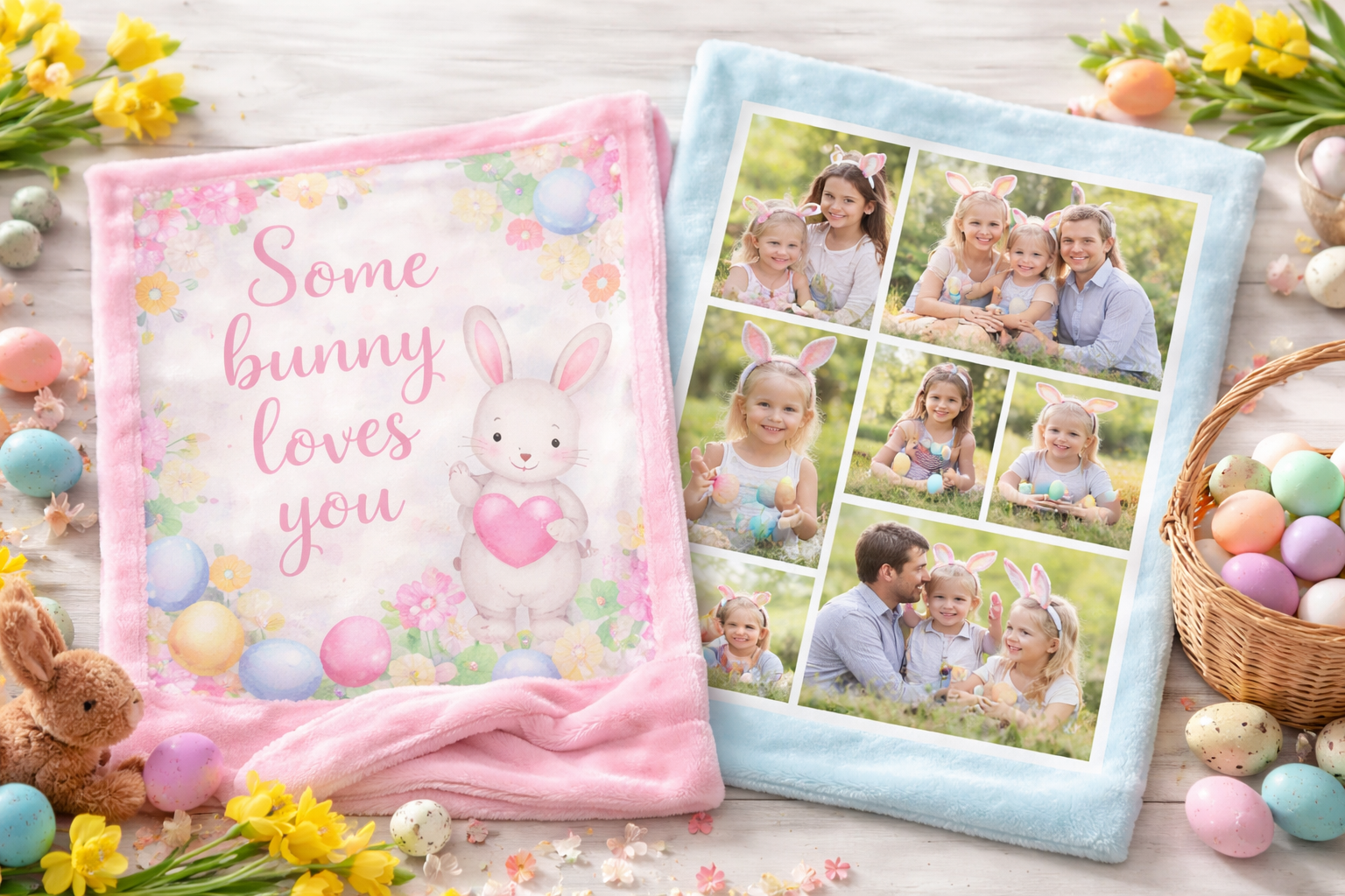 Easter Blanket Design Ideas: Quotes, Collages & Photo Memories