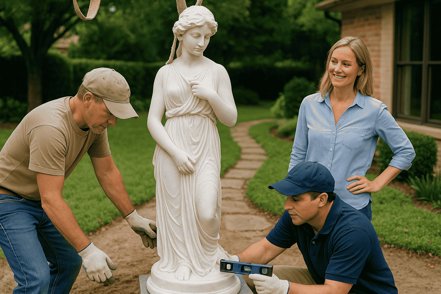 How To Install a Custom Statue in the UK?