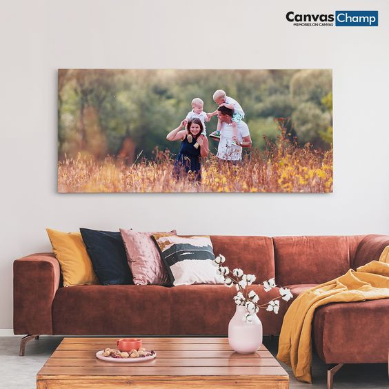 How to hang canvas prints on the wall