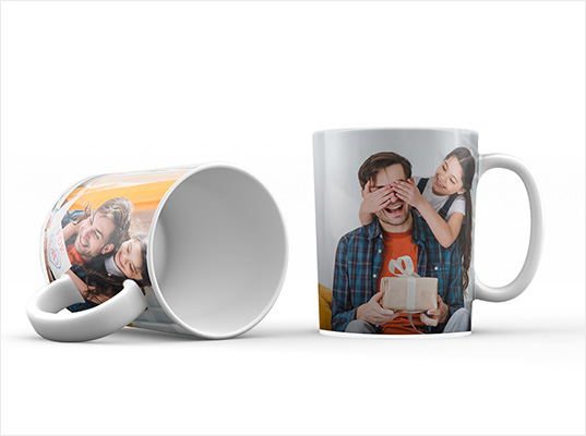 Customize your own photo mugs