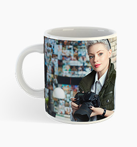 your custom holiday photos on mug