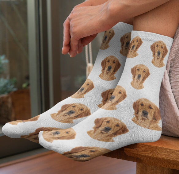 Custom Socks with Pet Face