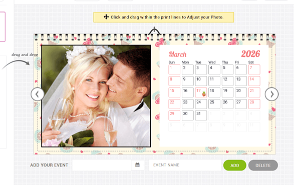 Custom Desk Calendars | Personalized Desk Calendars | CanvasChamp