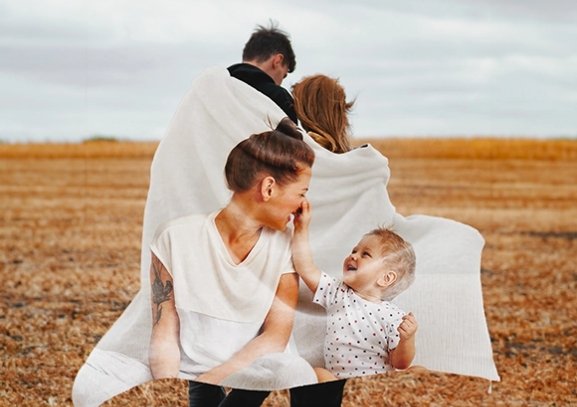 Create A Castle of Memories With Custom Photo Fleece Blankets