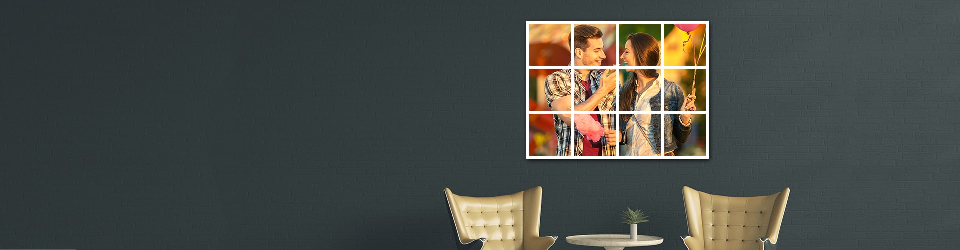 Photo Mosaic On Canvas, Choose Multiple Photos and Create Photo Mosaic